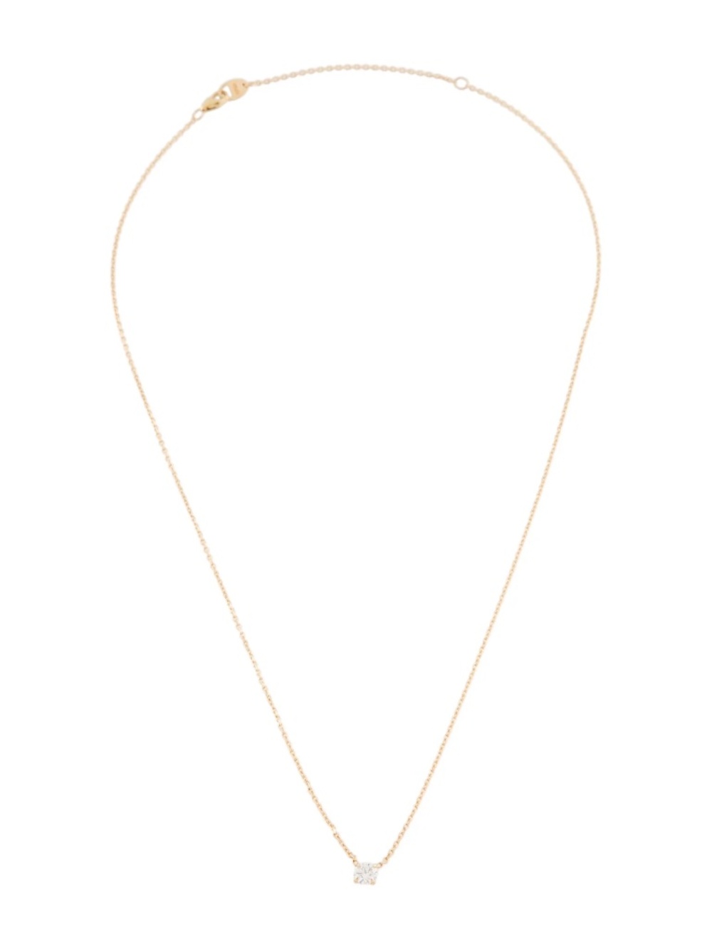 VRAI 14K Lab-Grown Diamond Solitaire Pendant Necklace